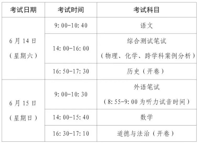 青浦區(qū)2025年中考考點周邊交通管理措施