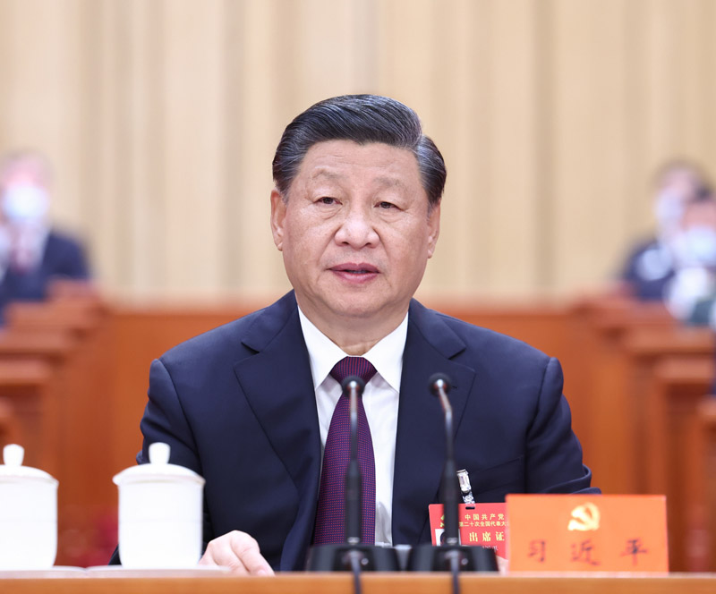 10月22日，中國共產(chǎn)黨第二十次全國代表大會在北京人民大會堂勝利閉幕。習(xí)近平同志主持大會。.jpg